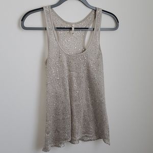 Willow & Clay sparkle racer-back tank 🌟